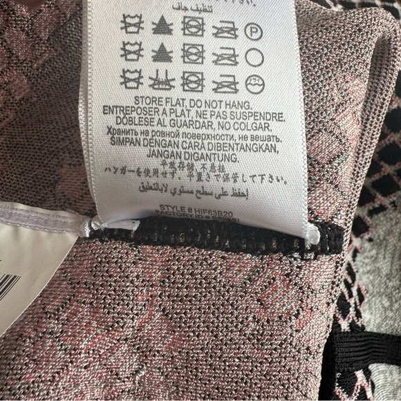 Hervé Léger Emely Jacquard Print Bodycon Dress Medium - Picture 8 of 15